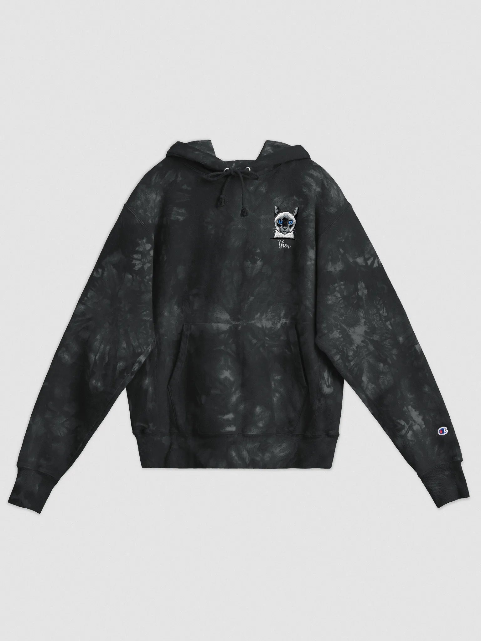 CHAMPION TIE-DYE HOODIE / EMBROIDERED product image (3)