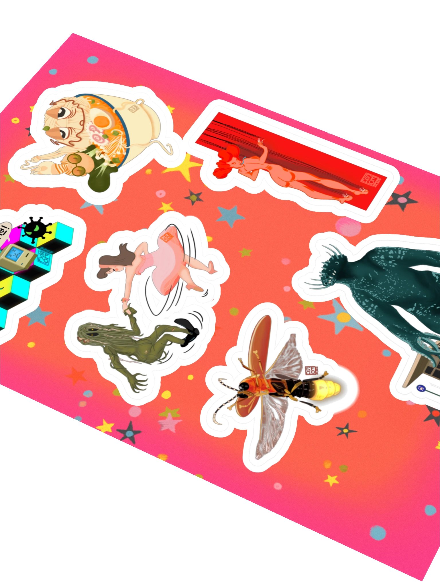 Monster Mayhem 2026 Sticker Sheet 1 product image (3)