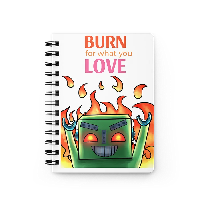 MACH 2 Evil Notebook "Burn for what you love" product image (1)