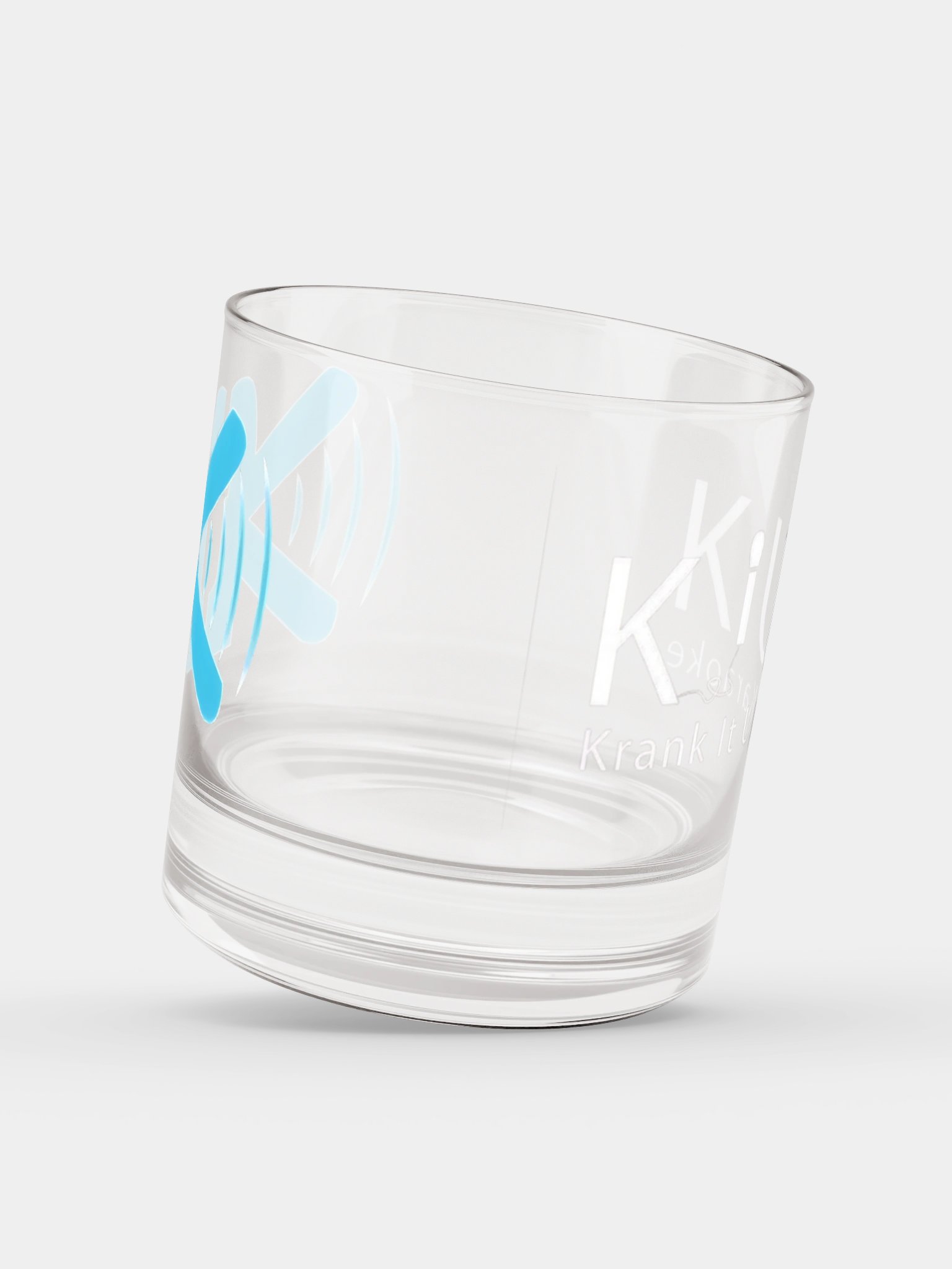 KIUK Double Logo Rocks Glass product image (3)