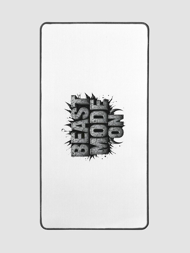 BEAST MODE ON Desk Mat 15.5" x 31.5" product image (2)