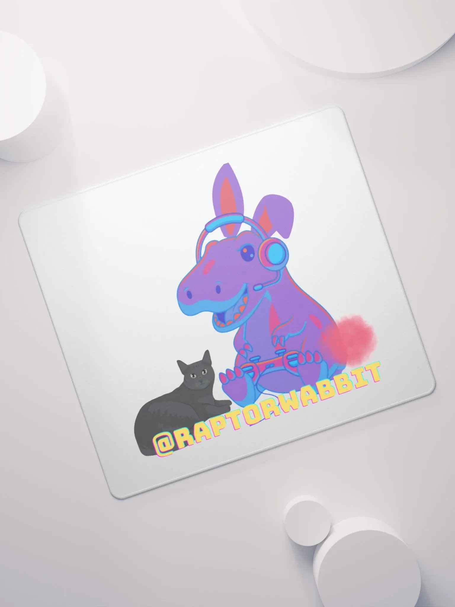raptor and Krampus mouse pad product image (13)