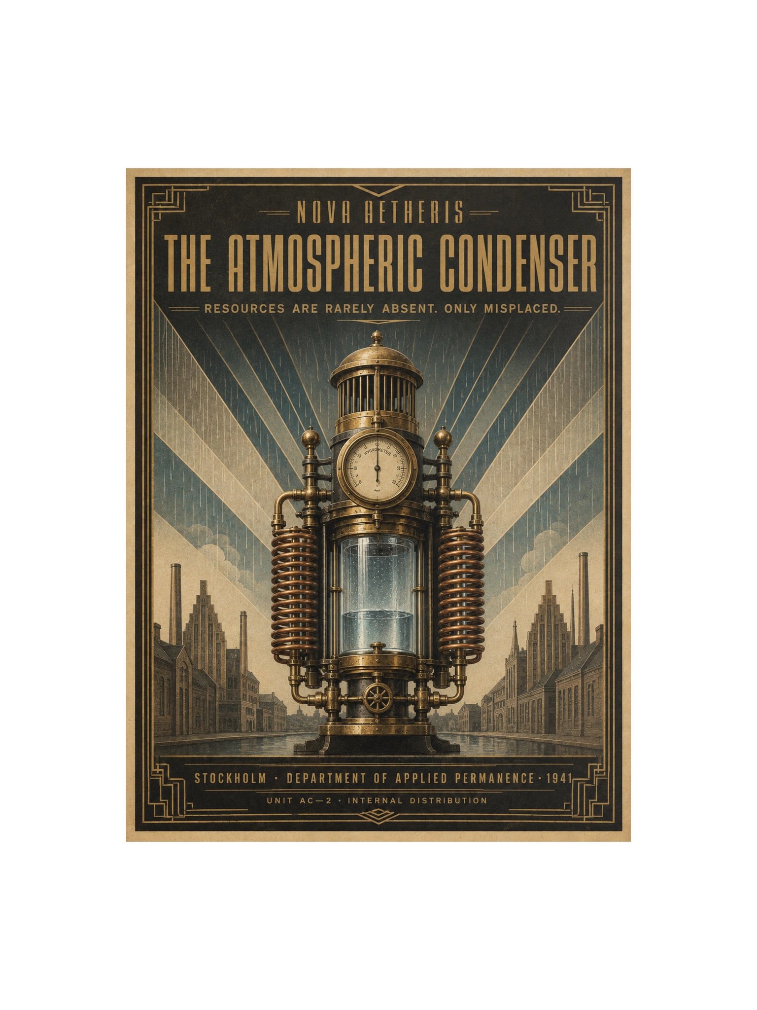 The Atmospheric Condenser | The Canteen Diaries product image (1)