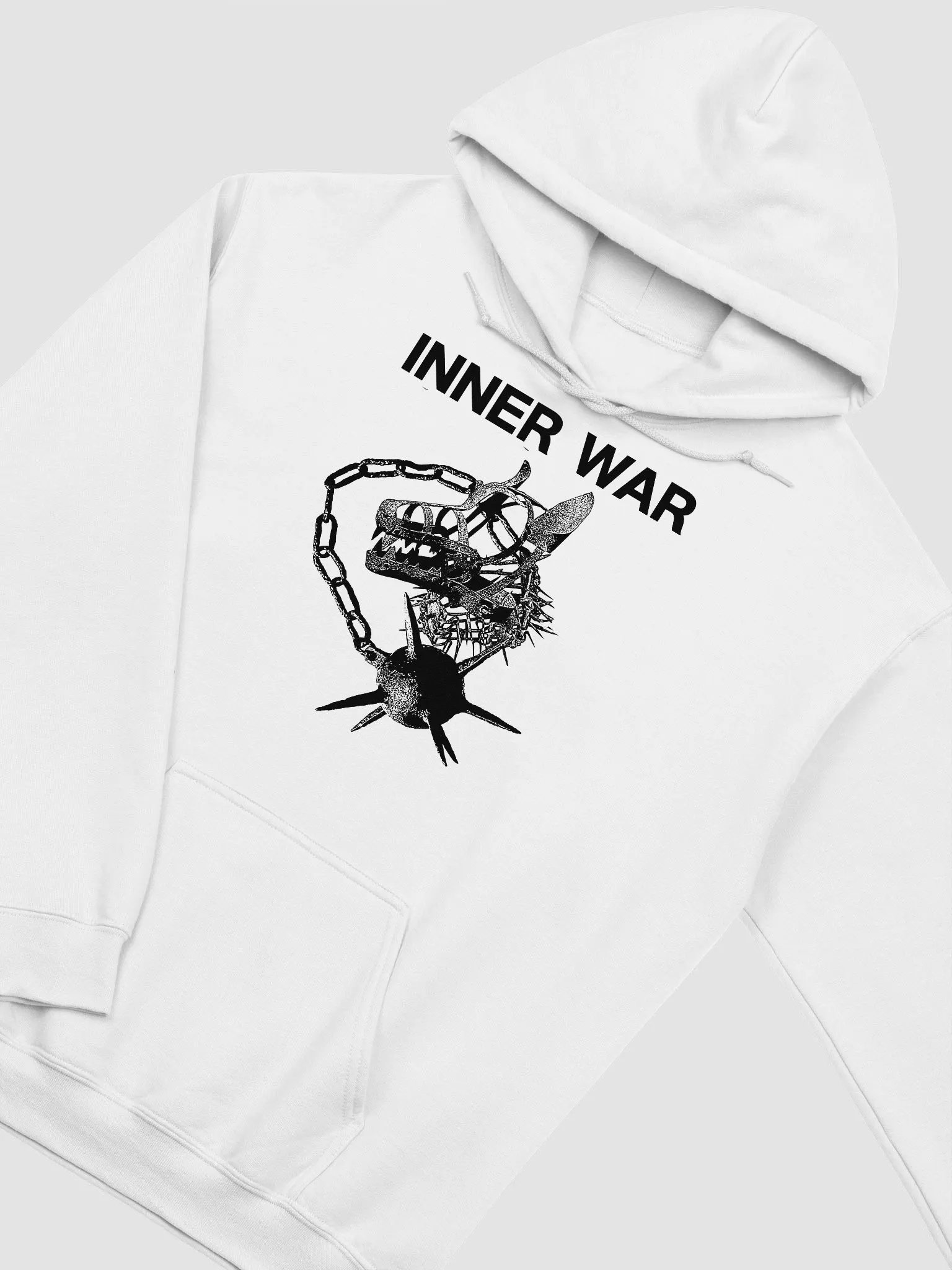 INNER WAR - Hoodie White product image (3)