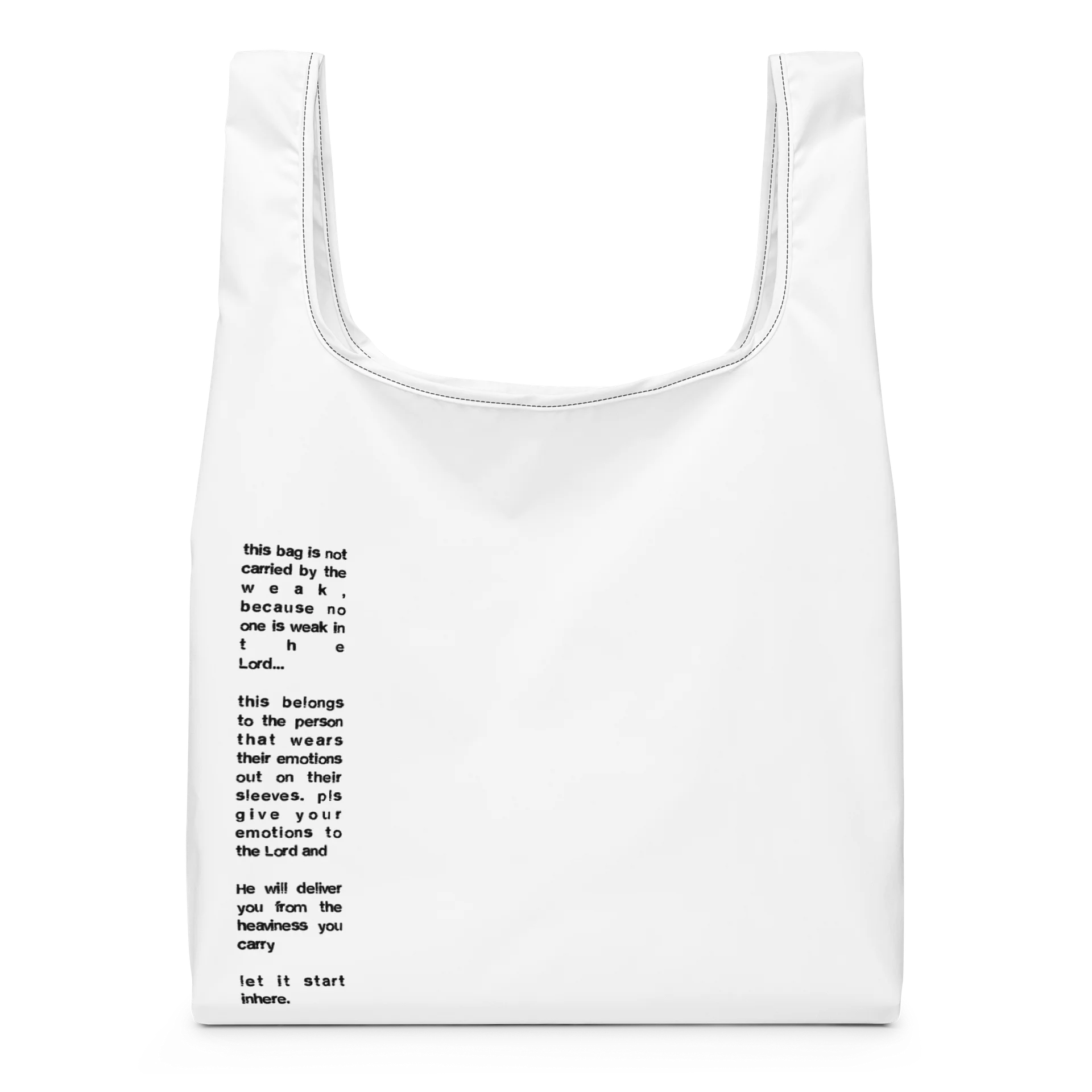 FRAGiLE White Tote Bag product image (2)