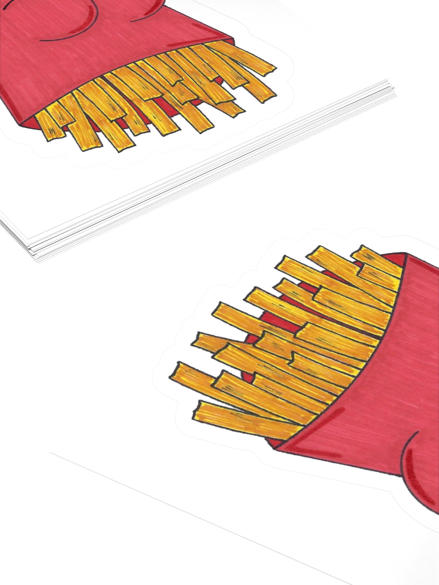 Butts: Fries Sticker product image (4)