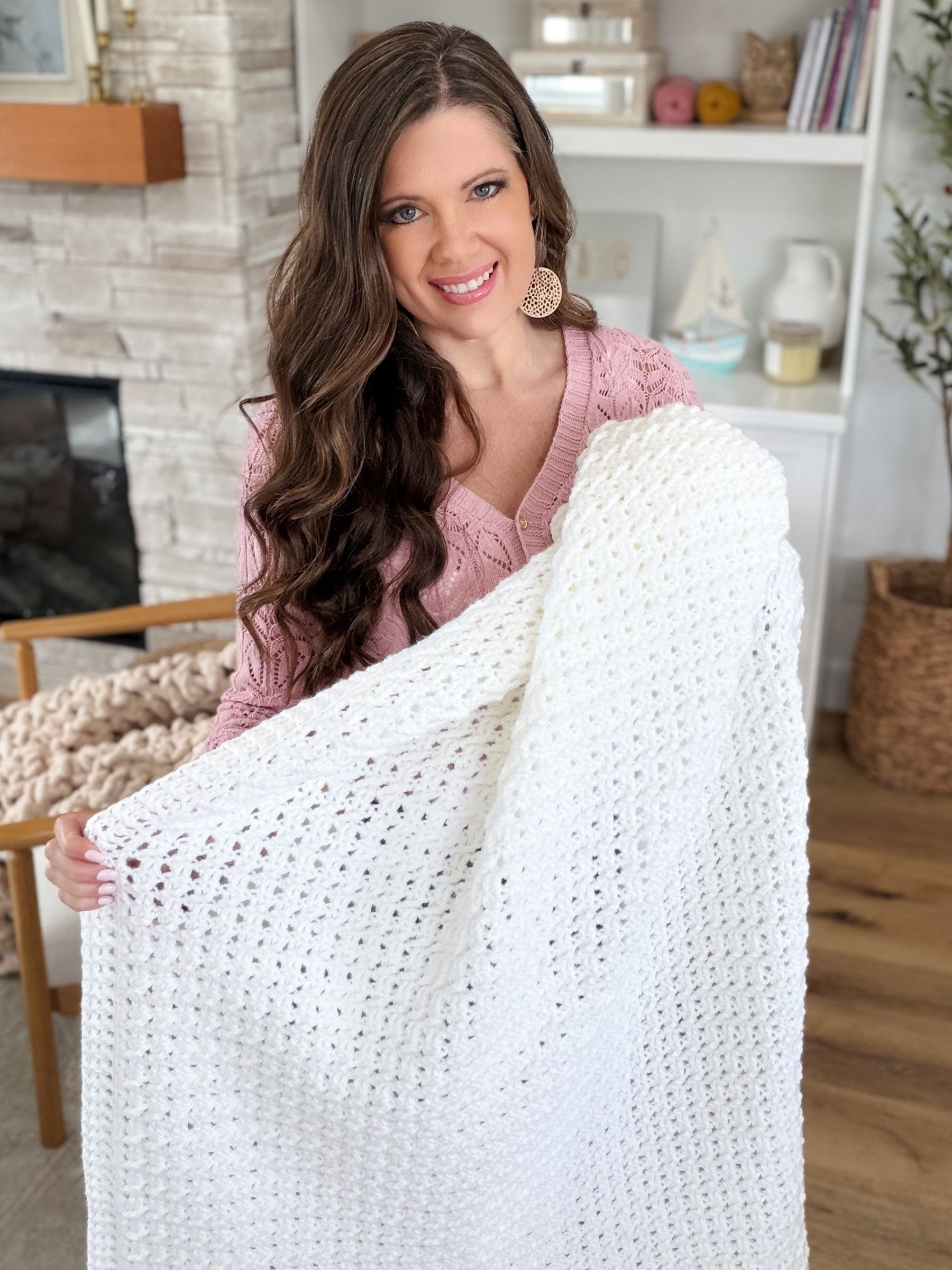 Honey Weave Throw Crochet Pattern product image (2)