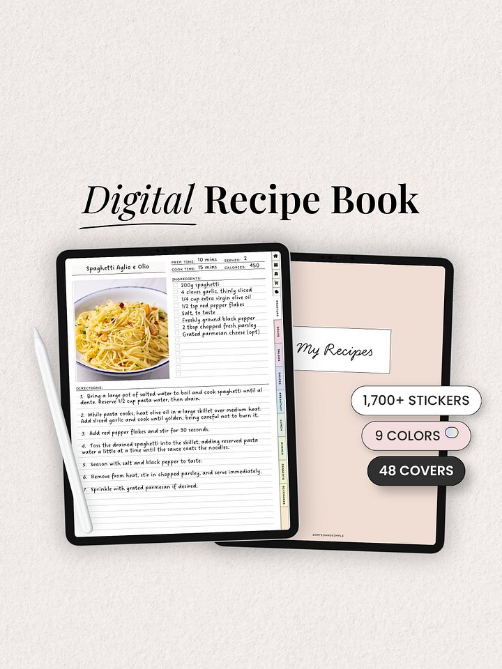Digital Recipe Book product image (1)