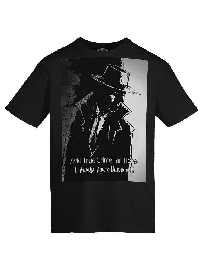 True Crime Fan Noir Detective Tee product image (1)