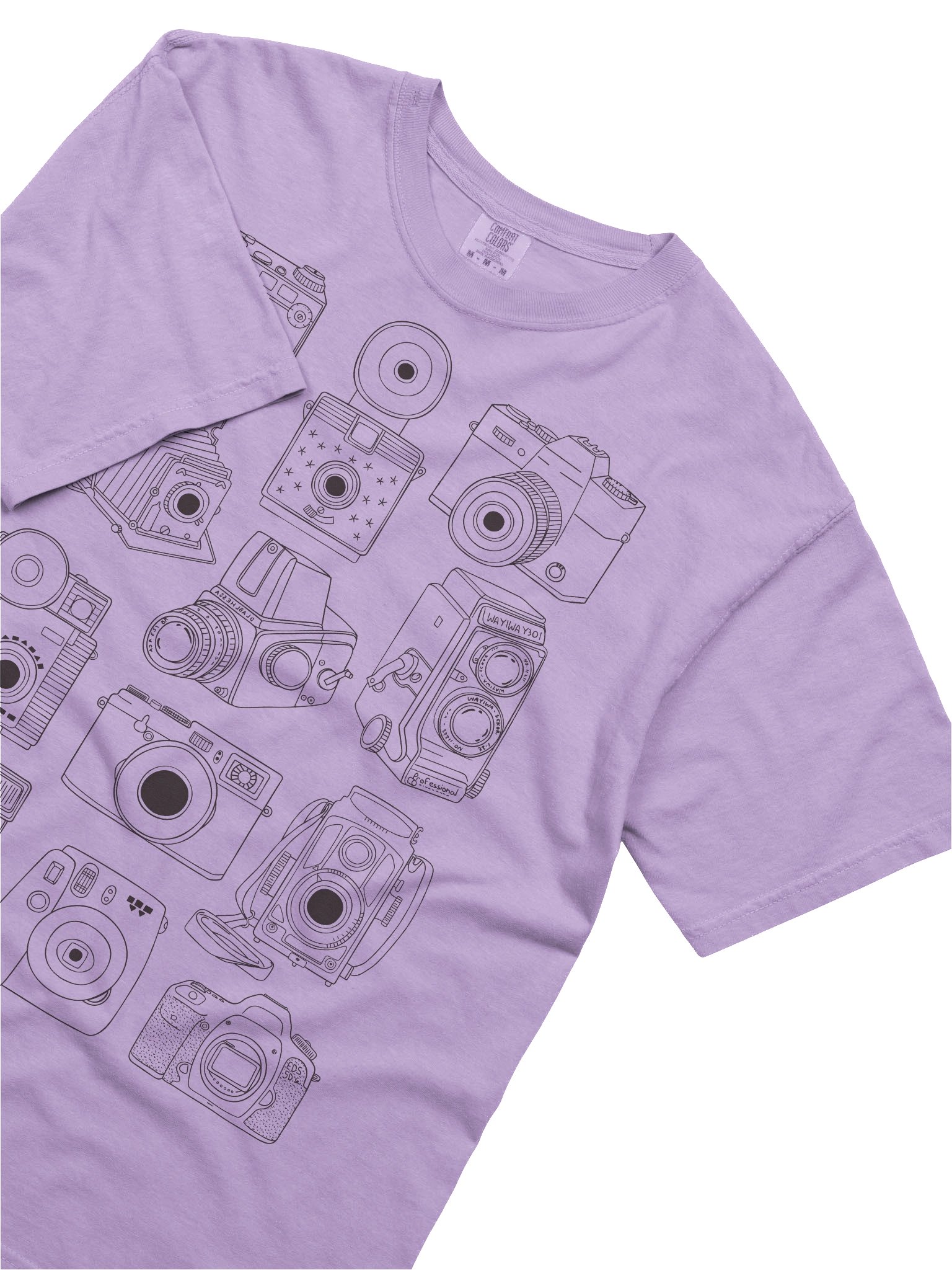 Dark Academia Vintage Cameras Shirt – Retro Film Photography Graphic Tee product image (52)