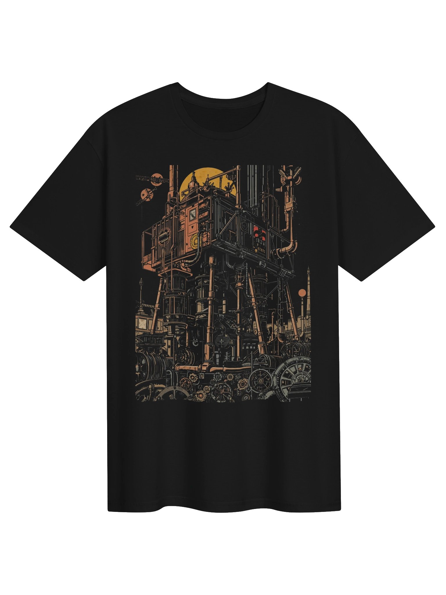 Industrial Sci-Fi Tower T-Shirt product image (1)