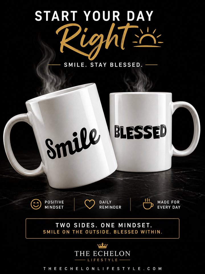 Coffee Mug Smile & Blessed product image (1)