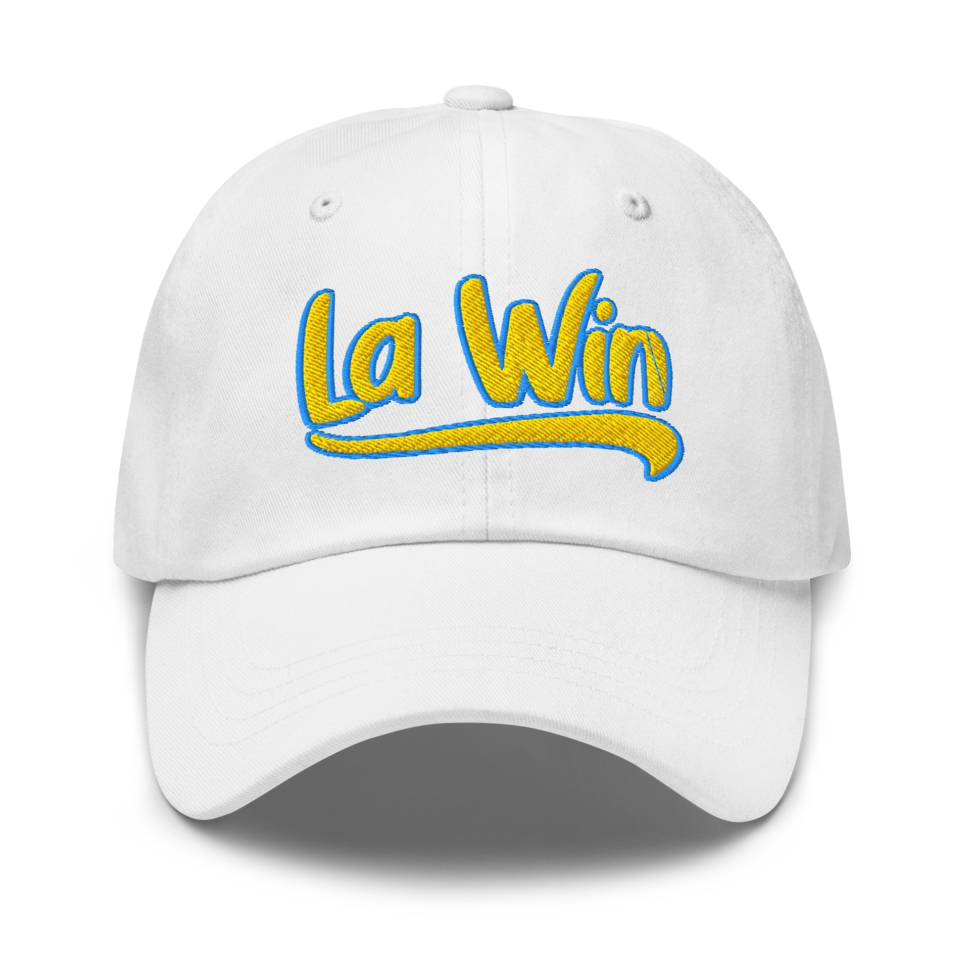 Casquette blanche brodée « La Win » product image (1)