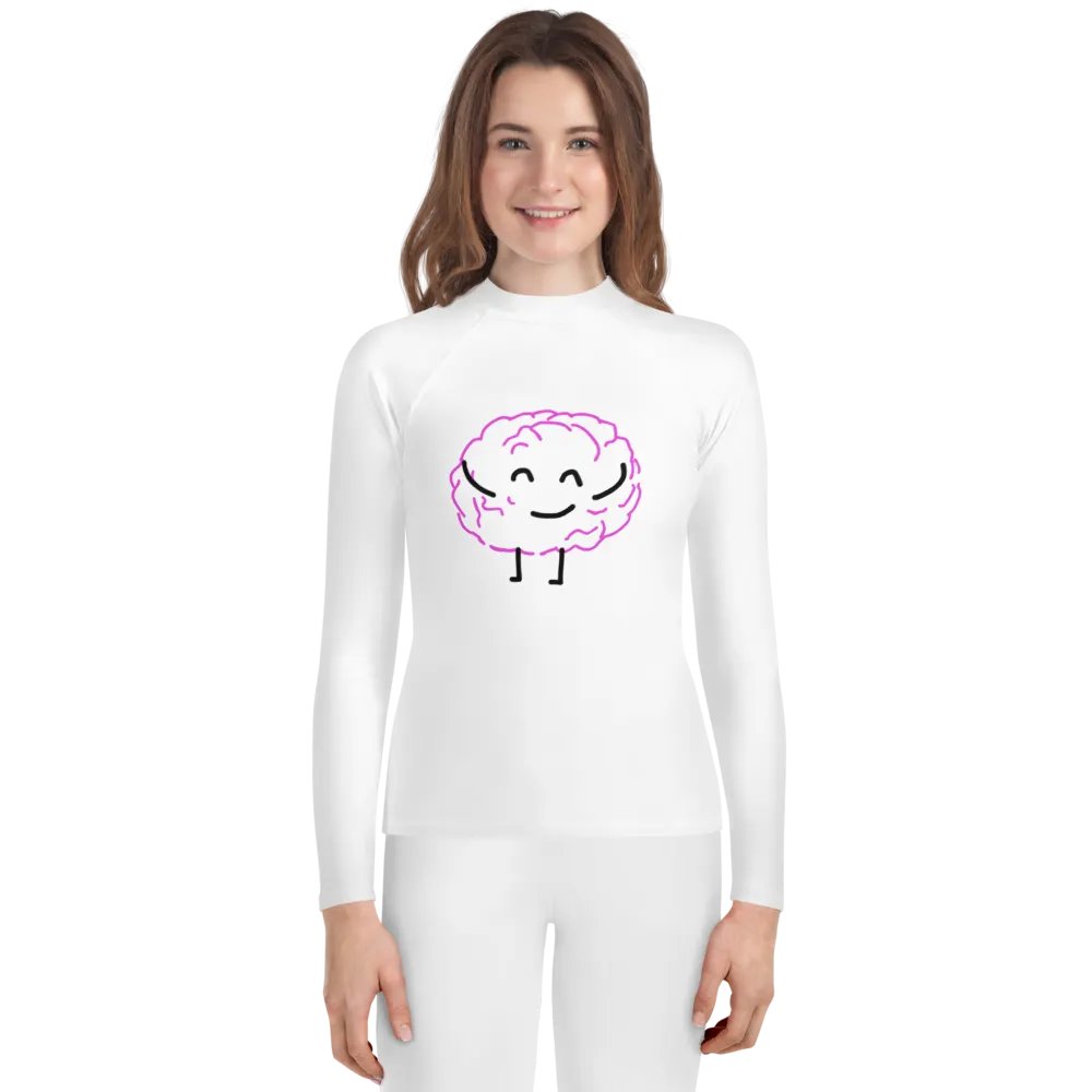 Brainy Brain Youth Rash Guard product image (1)