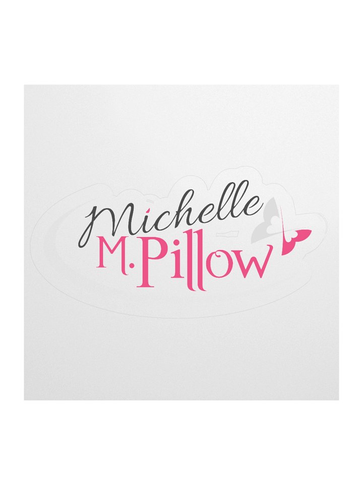 Michelle's Butterfly Logo Kiss Cut Stickers product image (1)