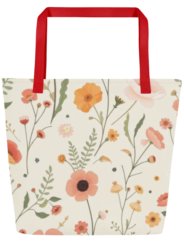SUMMER FLOWER GARDEN SHOPPING BAG - Blumengarten Einkaufstasche product image (10)