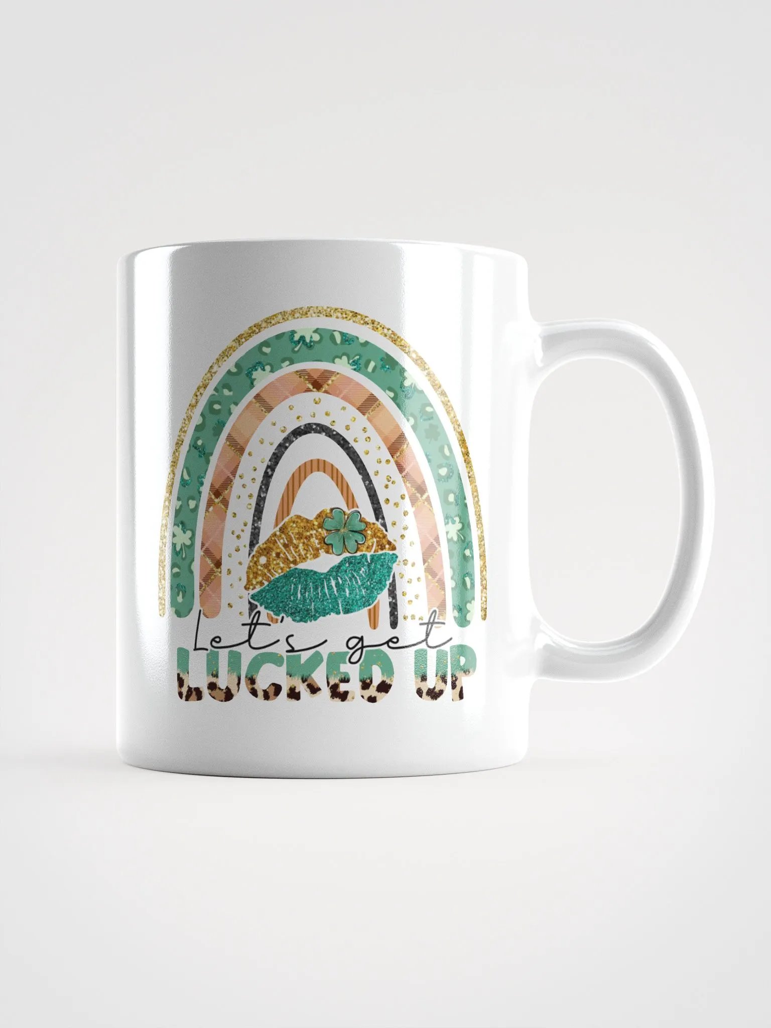Lucked Up Rainbow Lips Mug product image (3)