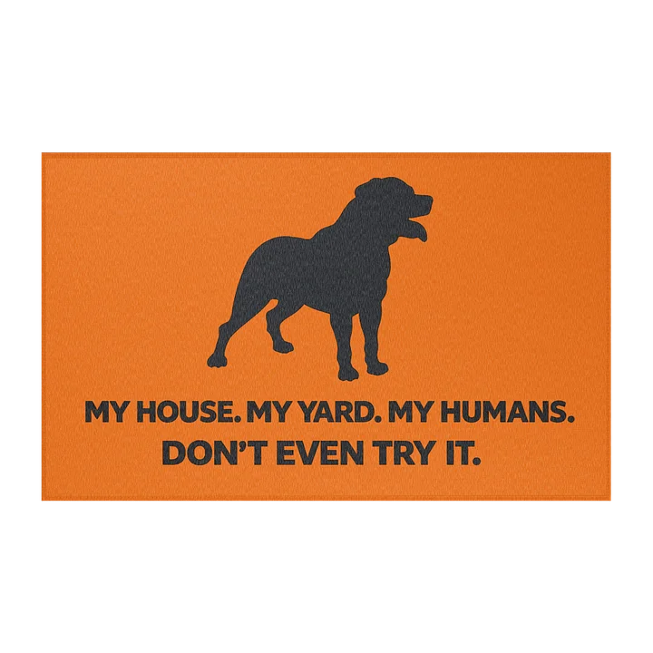 Guardian Rottweiler Welcome Mat product image (2)