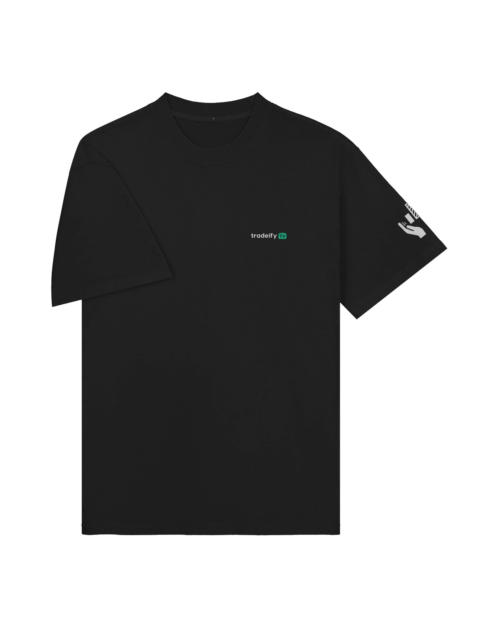 Tradeify TV Premium Tee (Faded Black) product image (3)