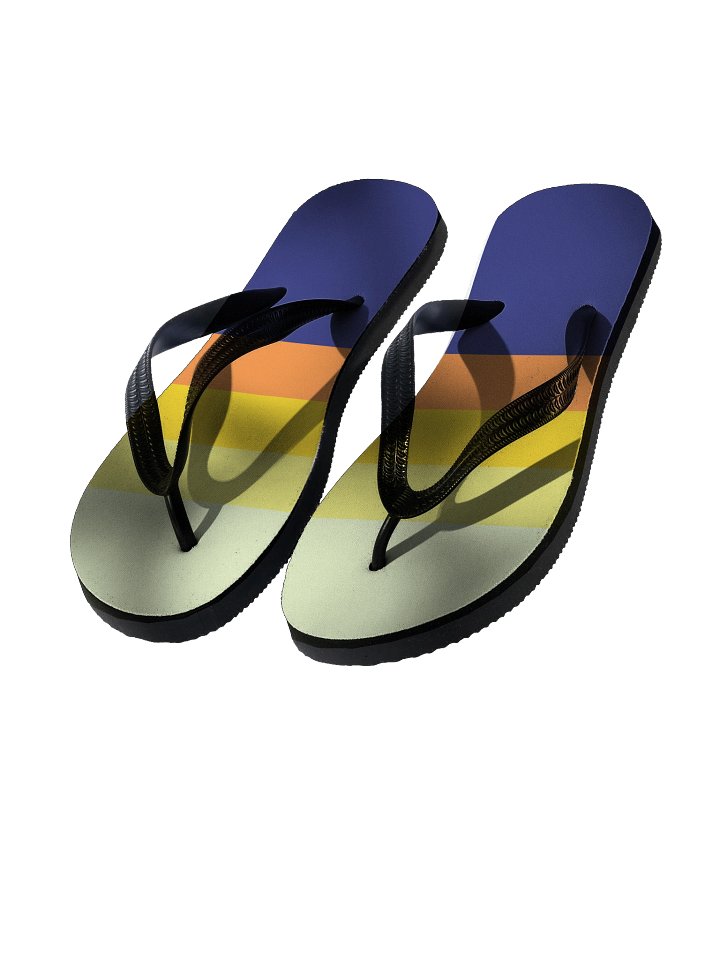 Vibrant Bands Custom Flip-Flops product image (1)