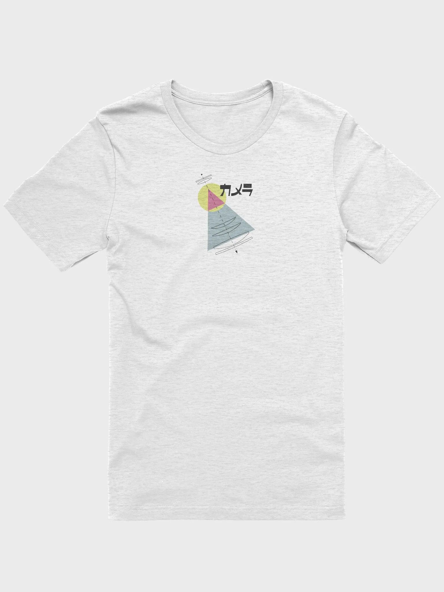 Retro Camera T-Shirt - Photography Lover Gift with Japanese Text & Vintage Lens Design product image (1)