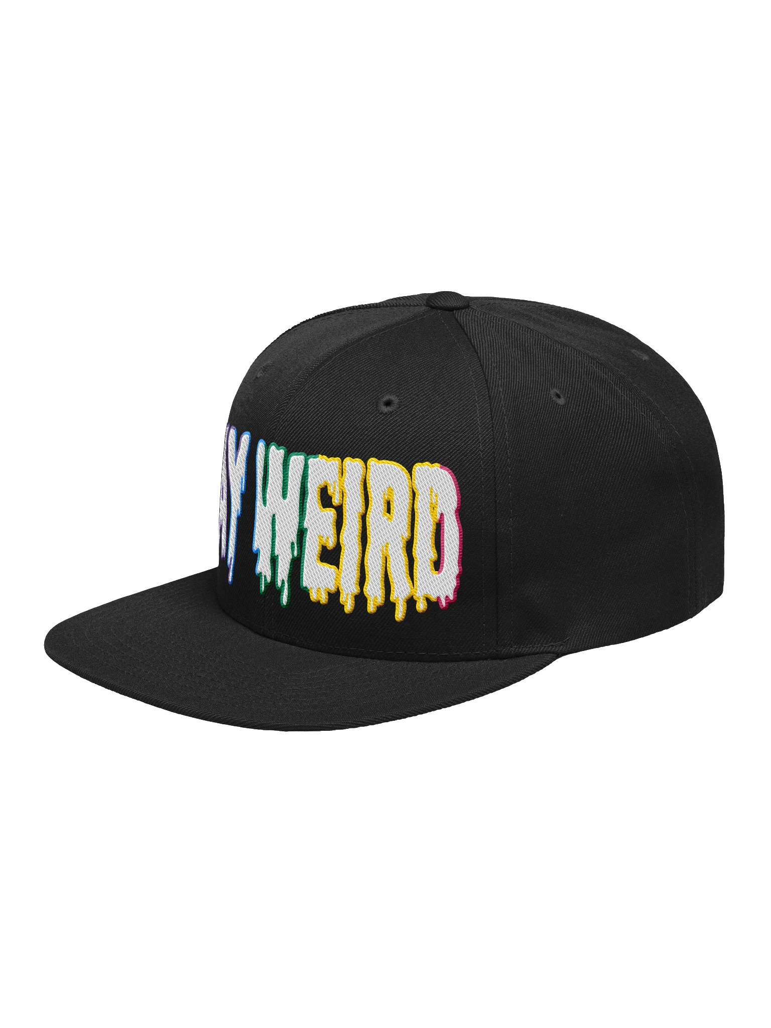 Stay Weird Wool Blend Snapback Cap product image (28)