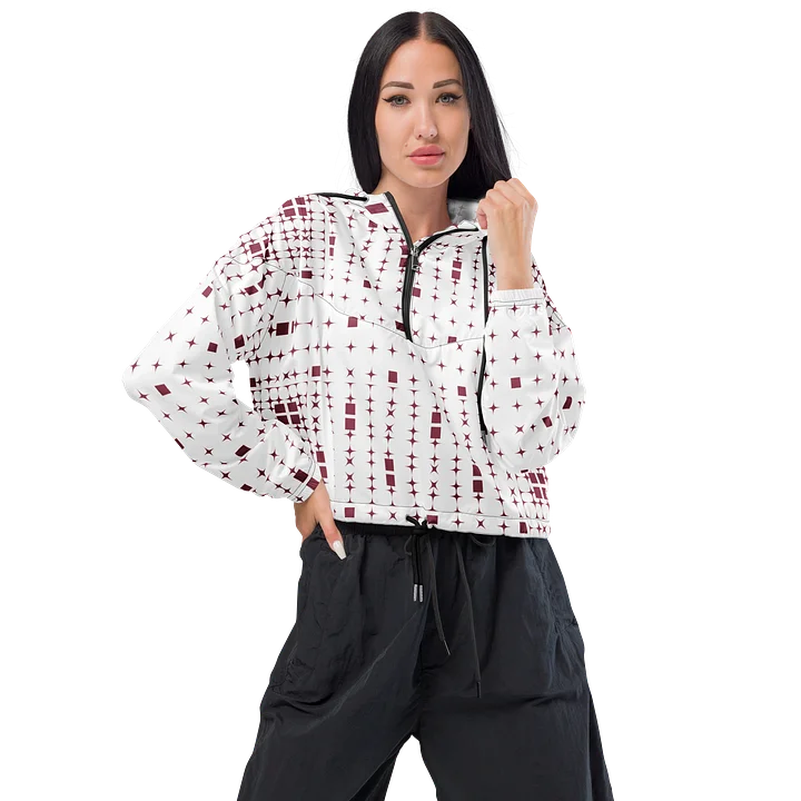 Glitch Pulse Cropped Windbreaker product image (1)