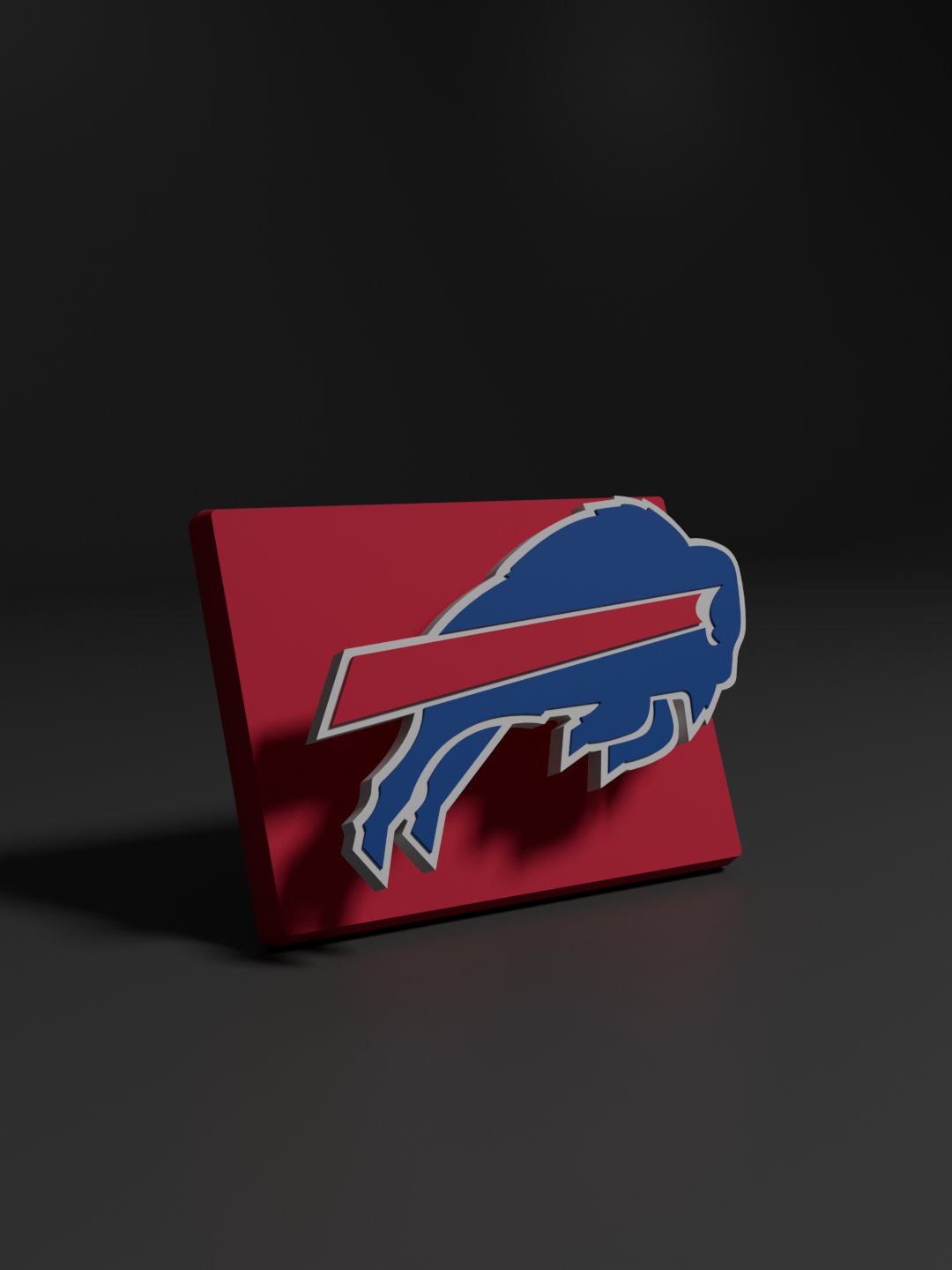 Buffalo Bills 3D Printed Floating Logo Sign (Digital File Only) product image (1)