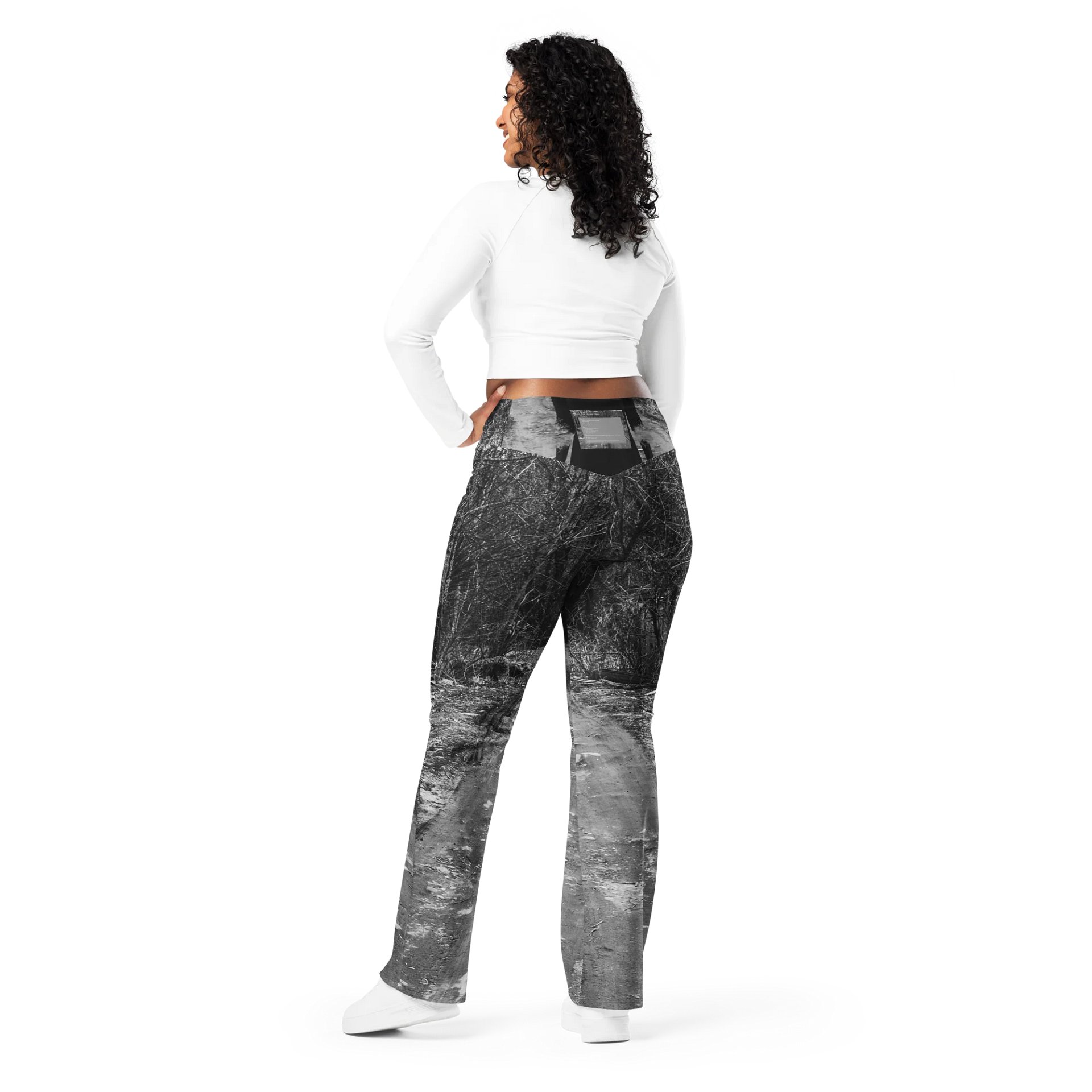 'Music For Horror Films' EcoFlare High-Waisted Leggings product image (3)