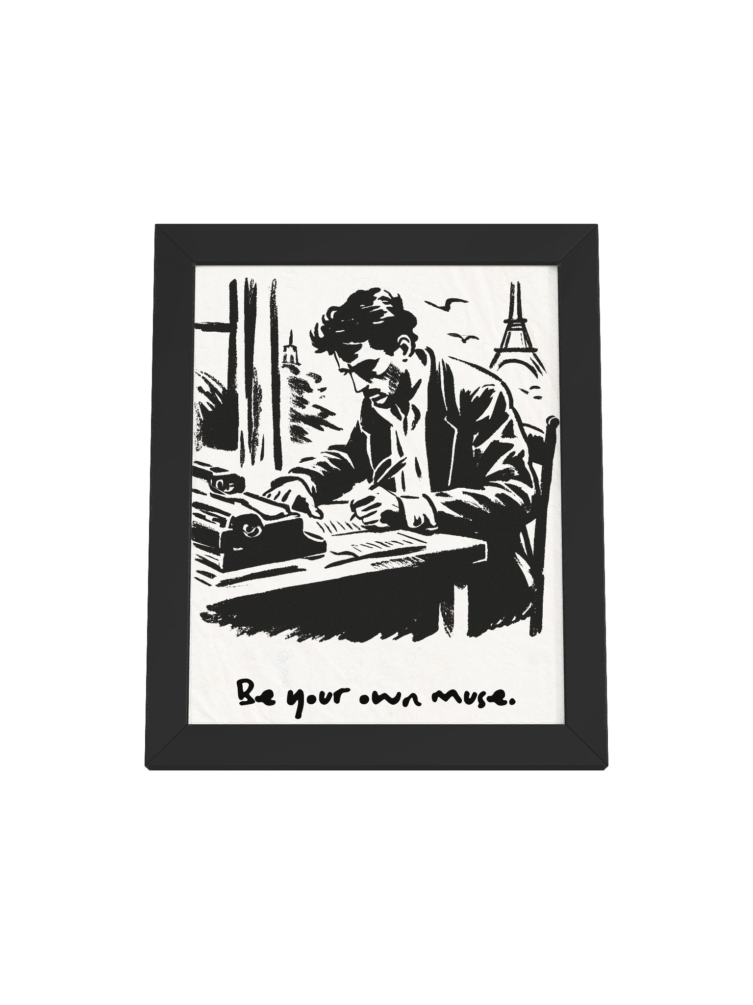Be Your Own Muse Framed Paris Poster product image (3)