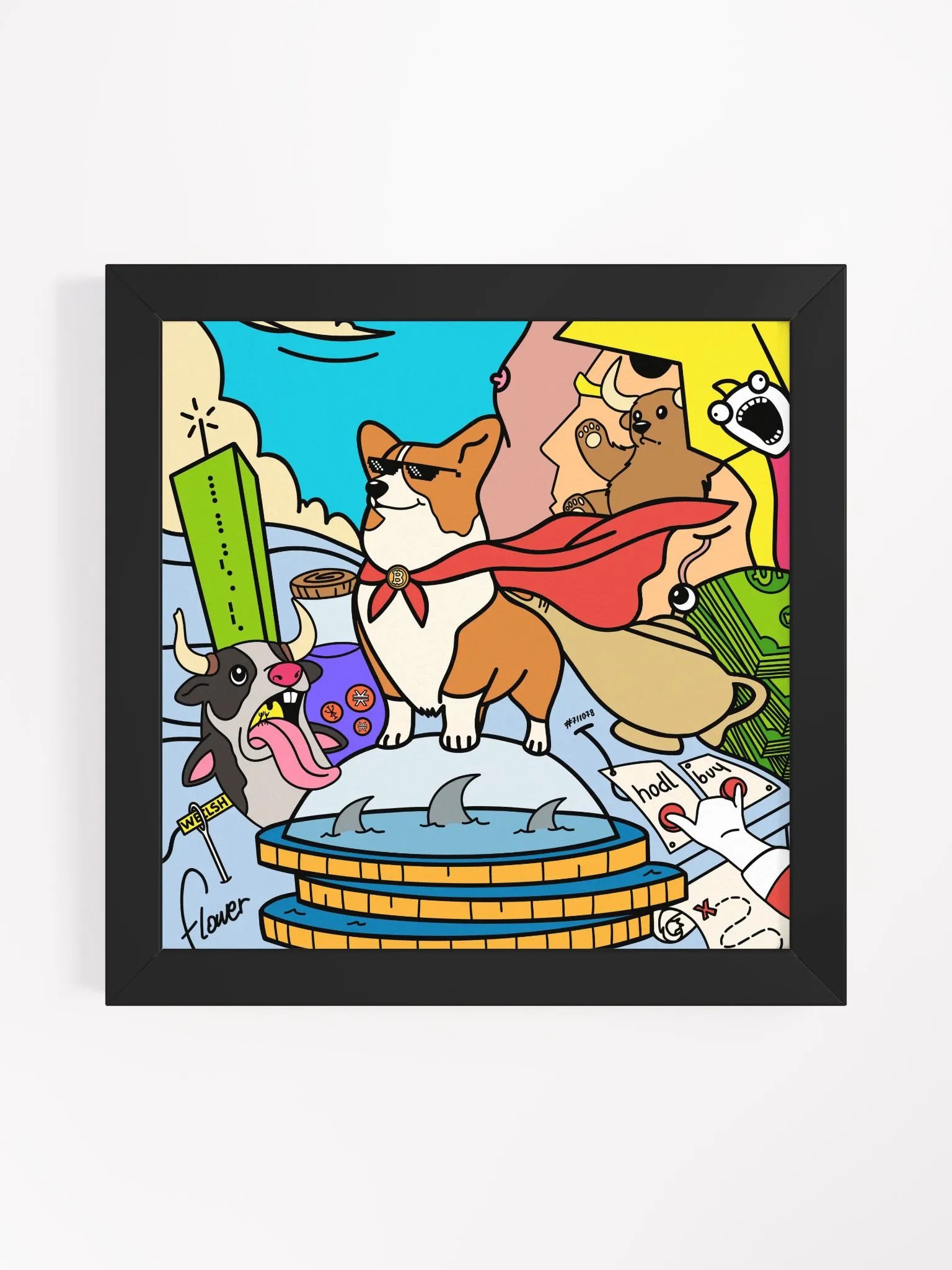 Celebrating the Journey of $Welsh - Framed High-Quality Matte Poster product image (1)