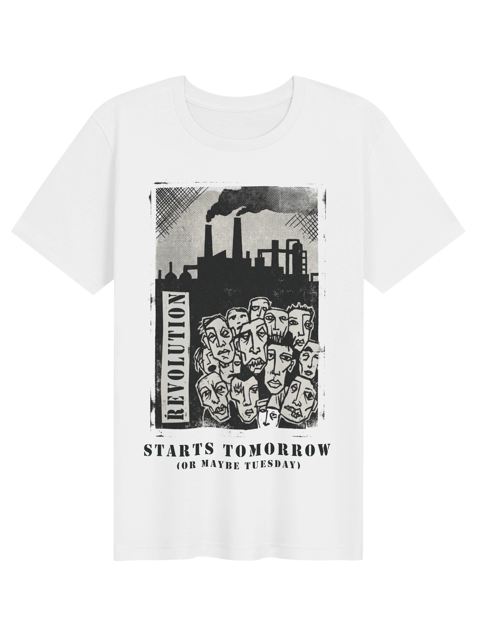 Revolution Starts Tomorrow Graphic Tee product image (1)