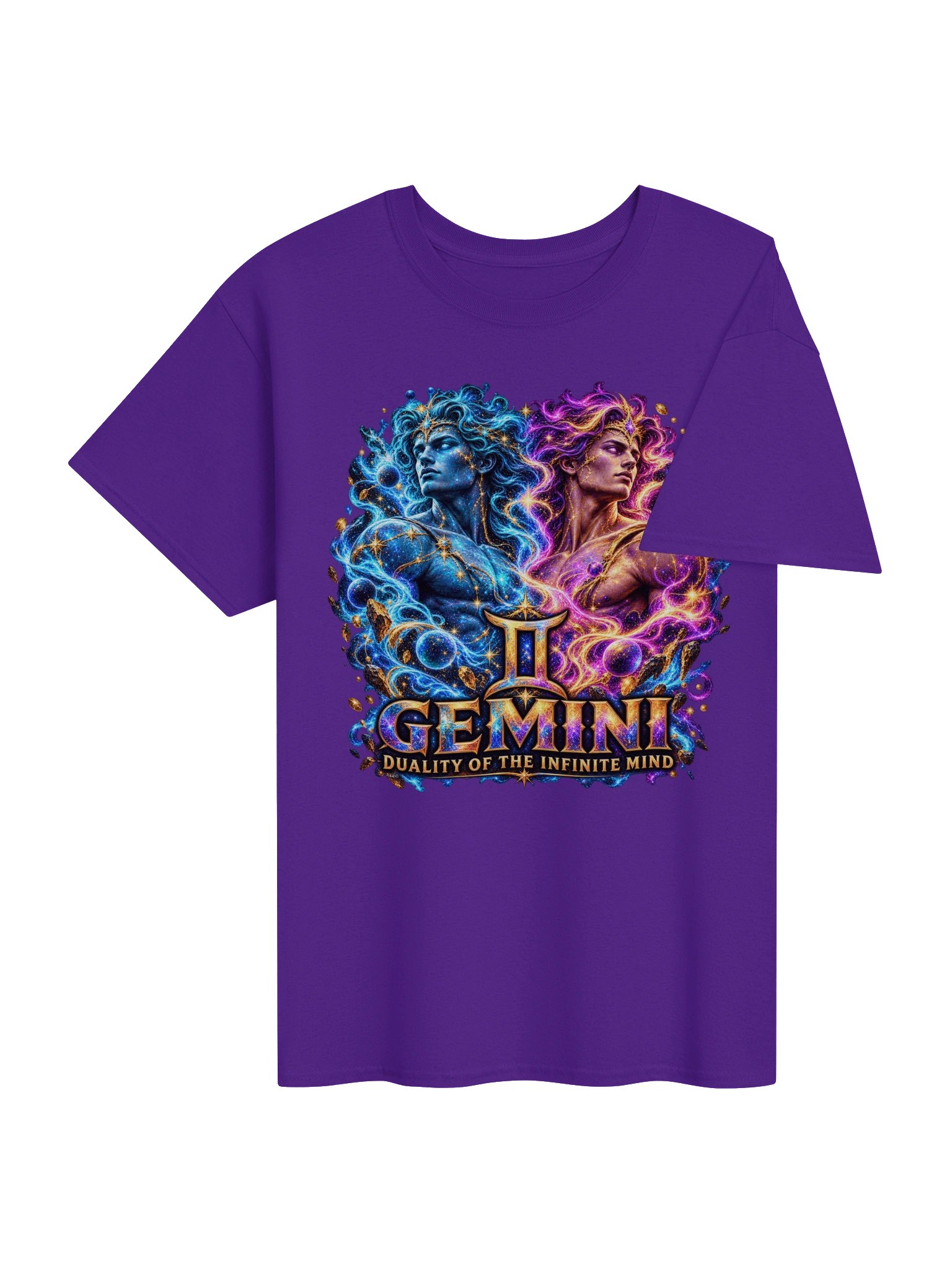 Duality of the infinite mind - Gemini Graphic Tee product image (64)
