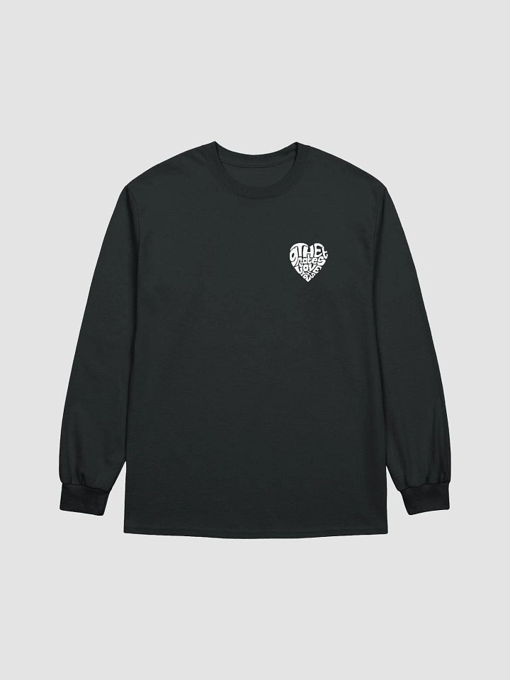 Lyric Heart long sleeve front & back product image (1)