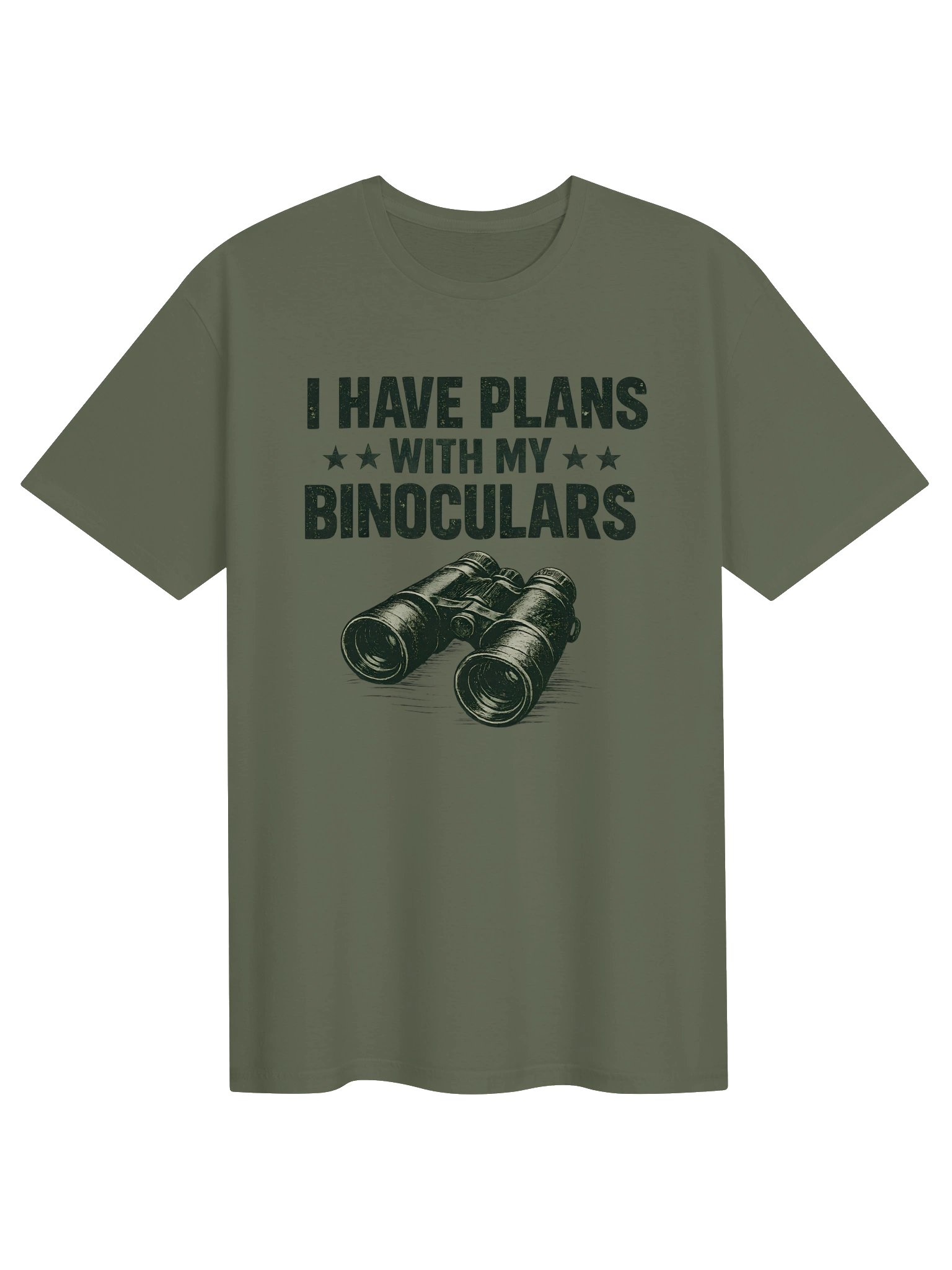 I Have Plans With My Binoculars T-Shirt – Funny Outdoor Graphic Tee product image (1)