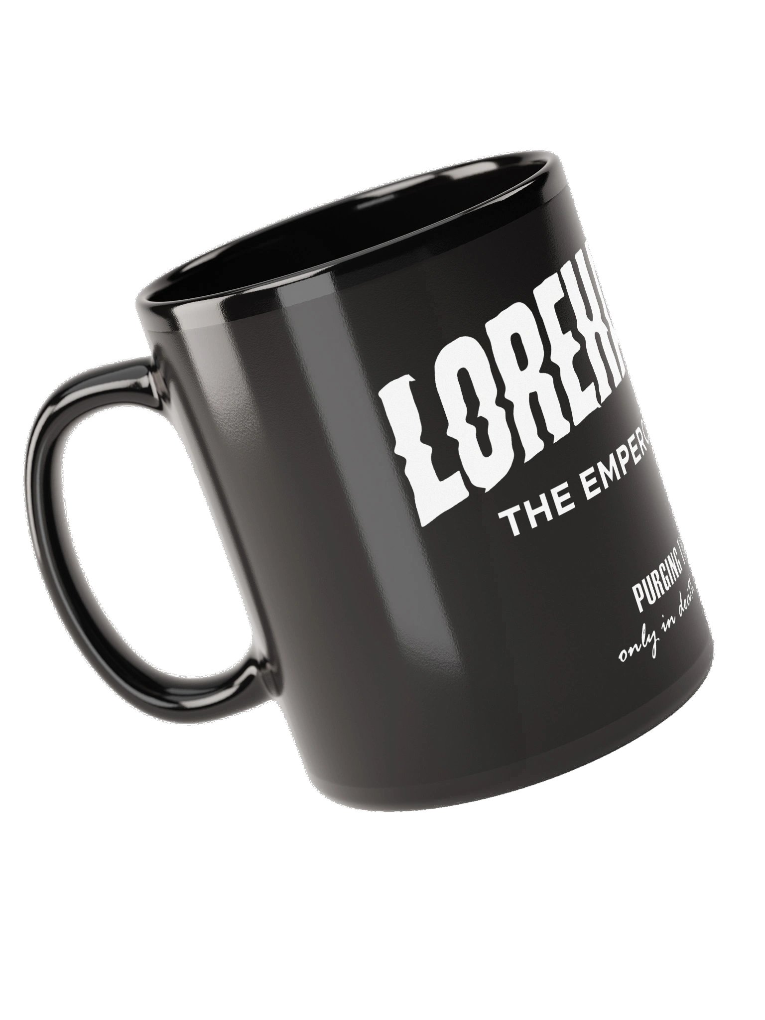 CHOSEN BLACK CERAMIC MUG product image (2)