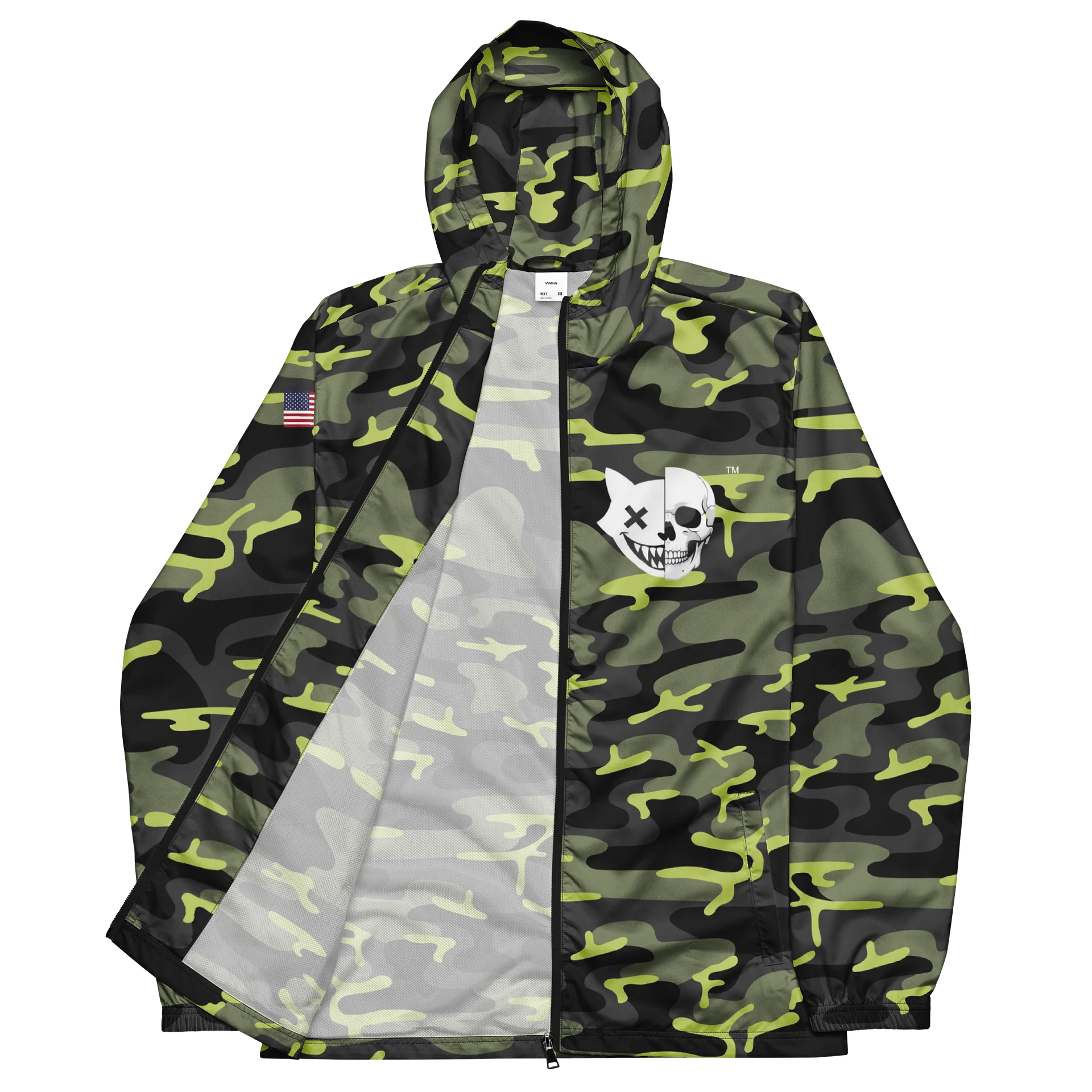 VYNING Skull Camo Windbreaker by Lil Ushaa product image (1)