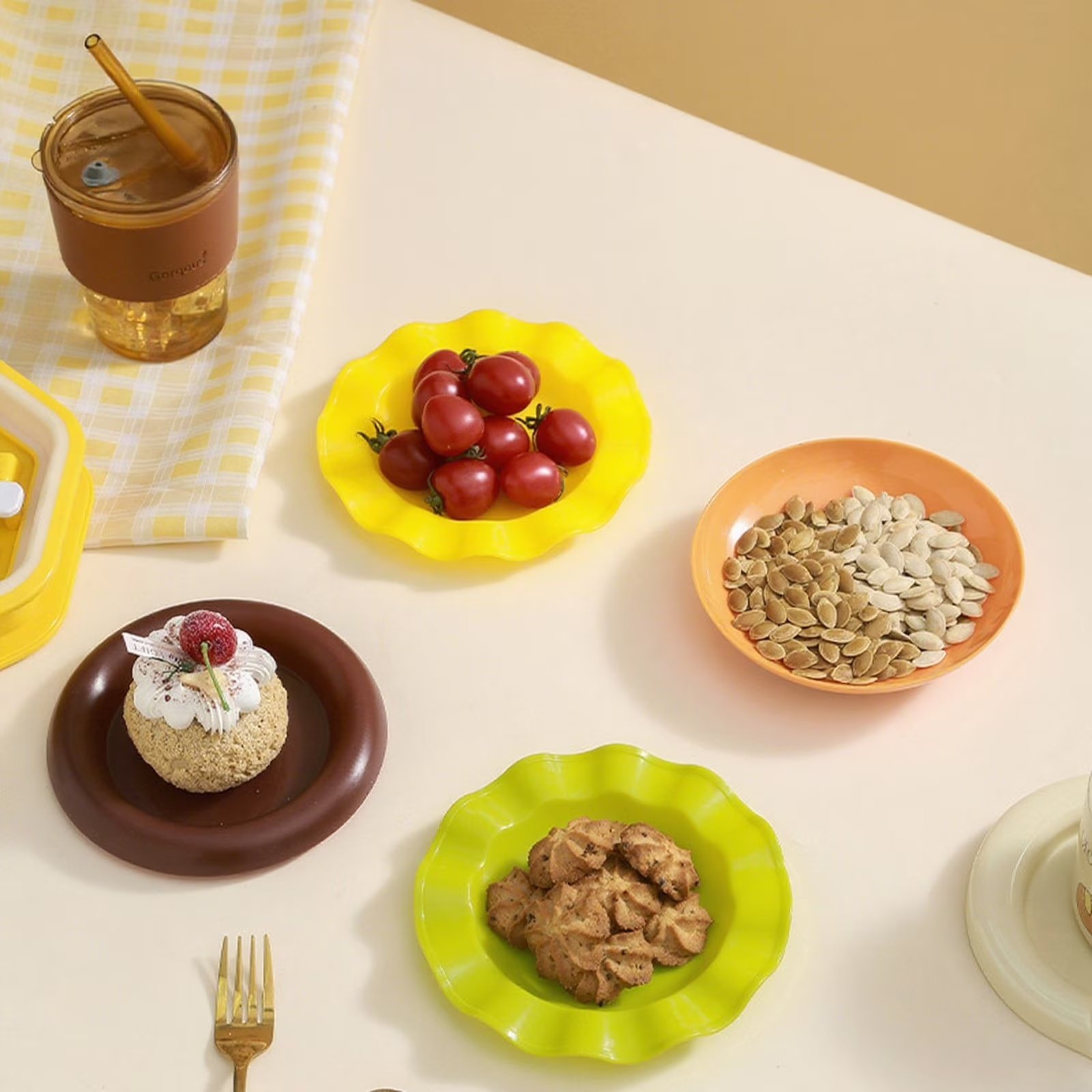 Creative 7-Piece Hamburger Tableware & Snack Storage Set product image (7)