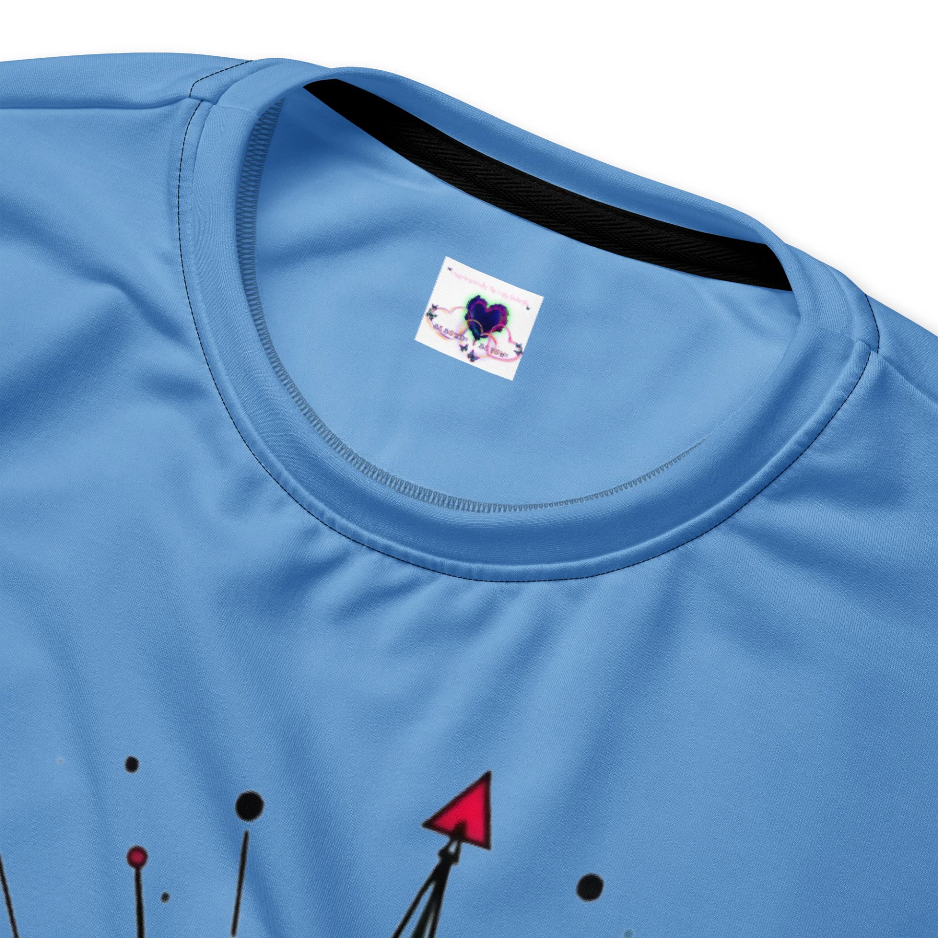 Bold Blue All-Over Print Sweatshirt product image (4)
