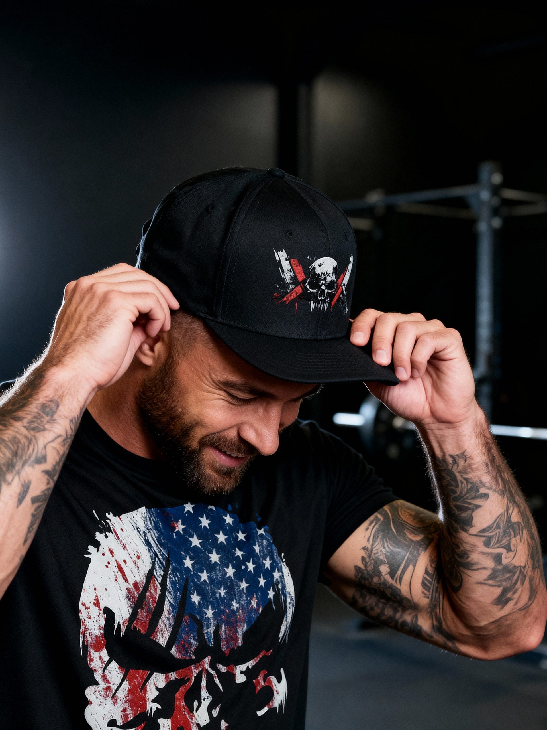 USA Flag Skull T-Shirt product image (3)