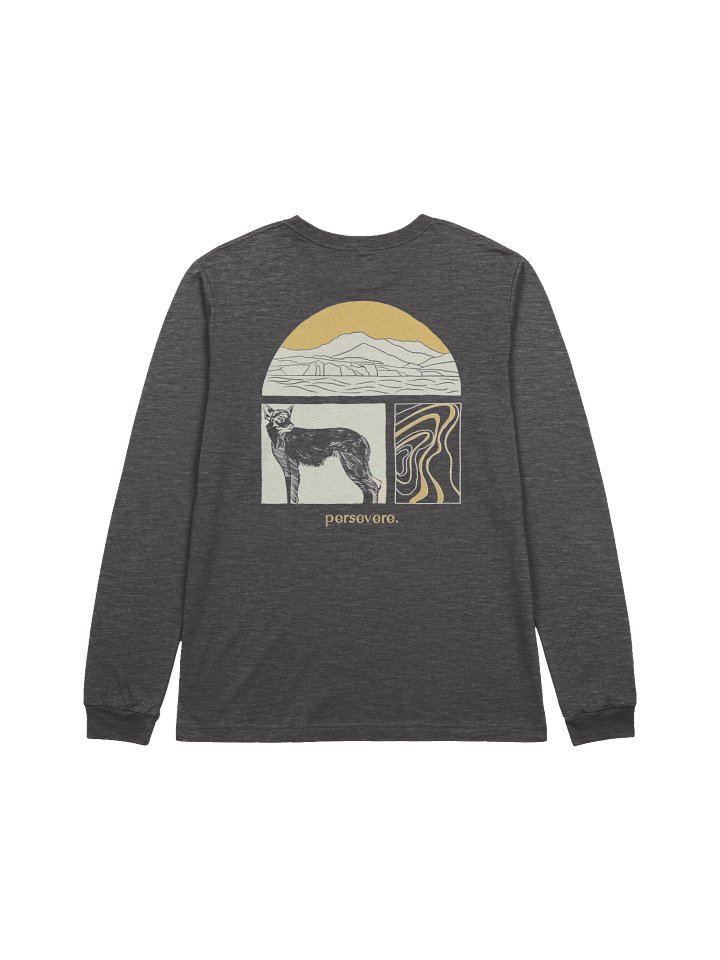 Persevere Long Sleeve Tee - Costal Wolf product image (2)
