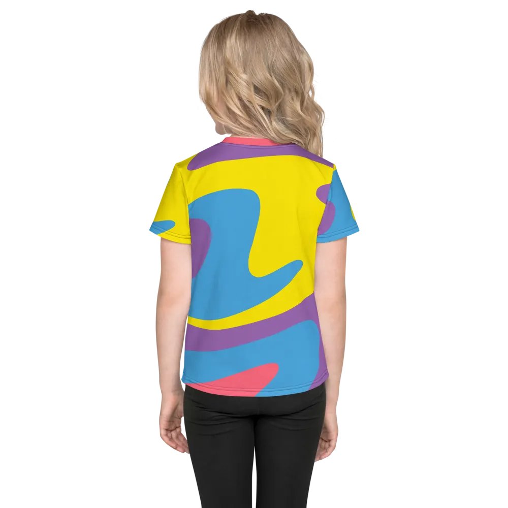 All-Over Print Kids Crew Neck T-Shirt product image (2)