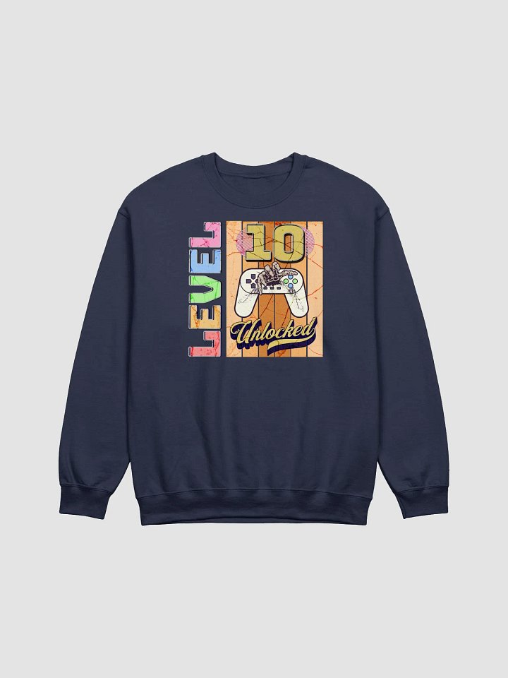Level 10 Unlocked Video Game Sweatshirt product image (13)