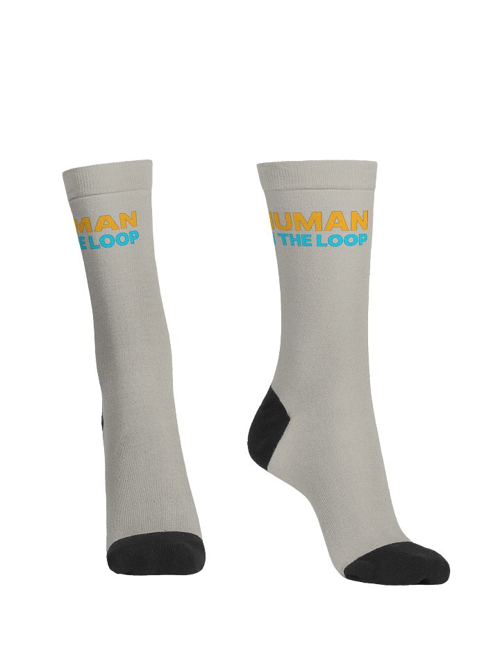 HUMAN IN THE LOOP Socks – For AI Engineers product image (2)