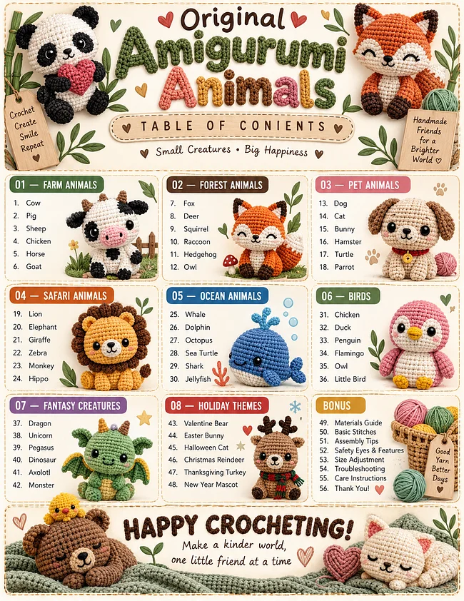 Original Amigurumi Animals