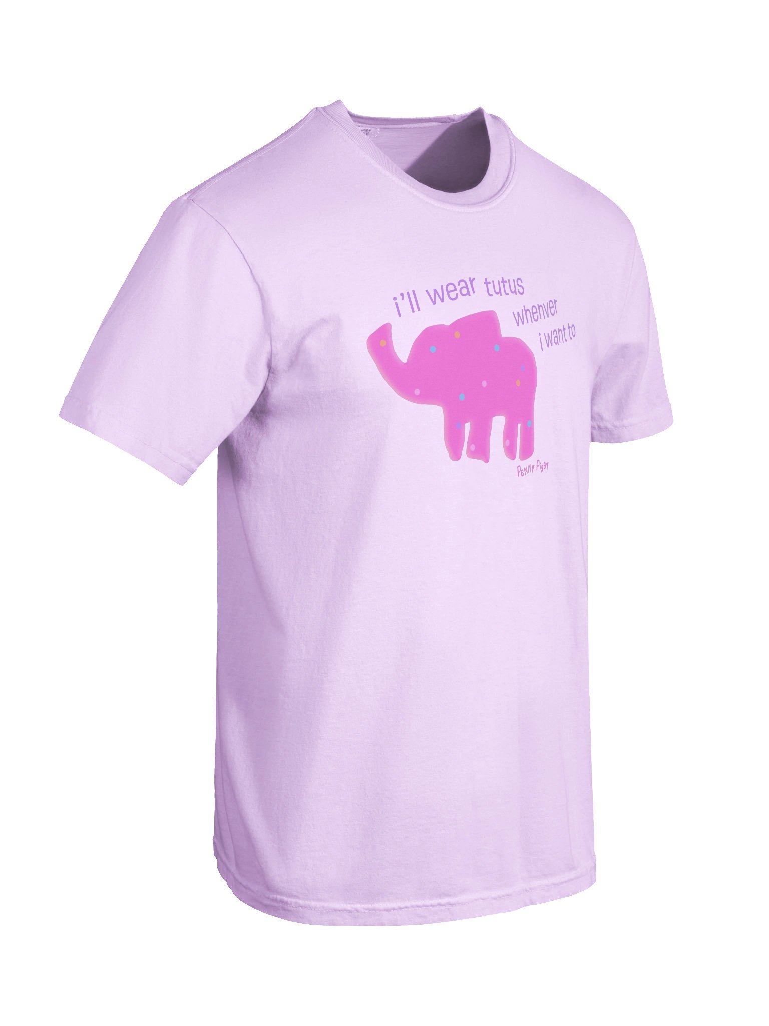 Lilac Elephant Animal Cookie Tee! product image (10)