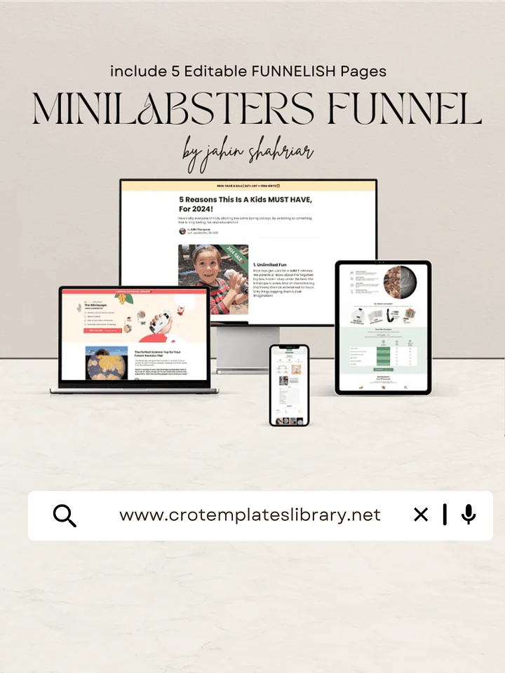 MiniLabster Funnelish Templates product image (1)