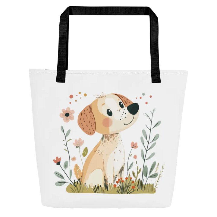 Playful Puppy Tote Bag product image (1)