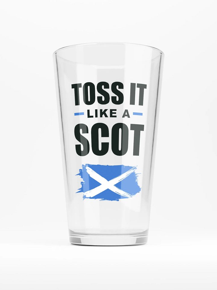 Toss It like a Scot Pint Glass product image (1)
