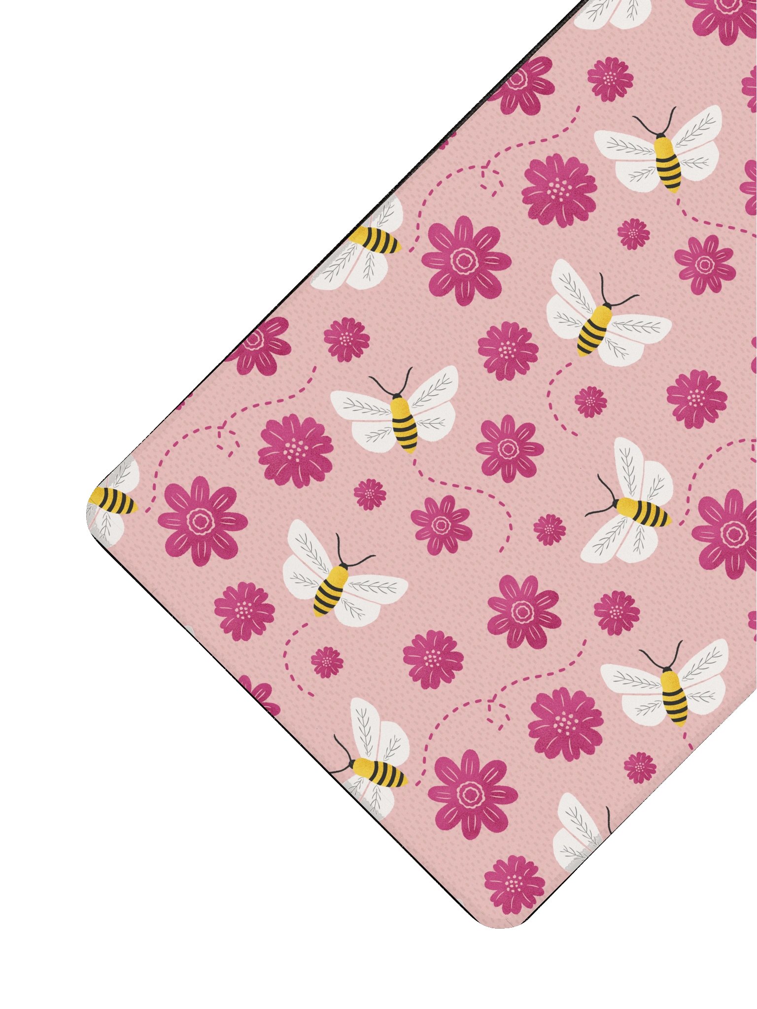 Little Pink Bees Desk Mat product image (3)